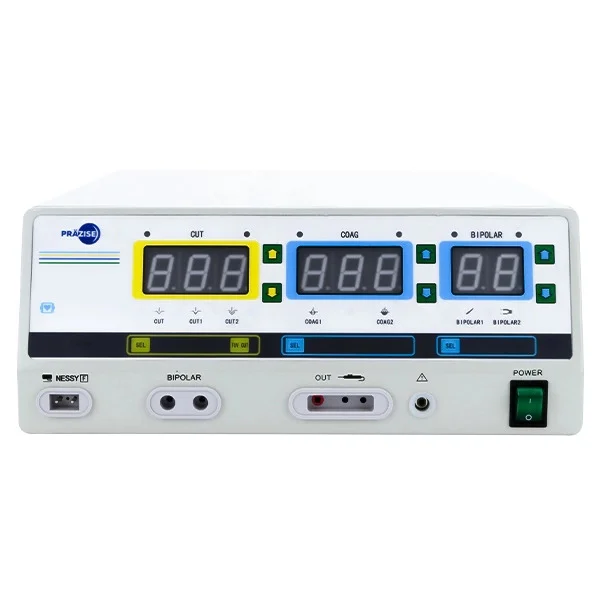 Electrocauterio PRZ-300 PLUS, equipo médico de electrocirugía para quirófano dentro del equipamiento hospitalario.