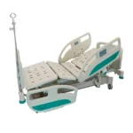 Vista lateral derecha de la cama hospitalaria MC-501 con barandales